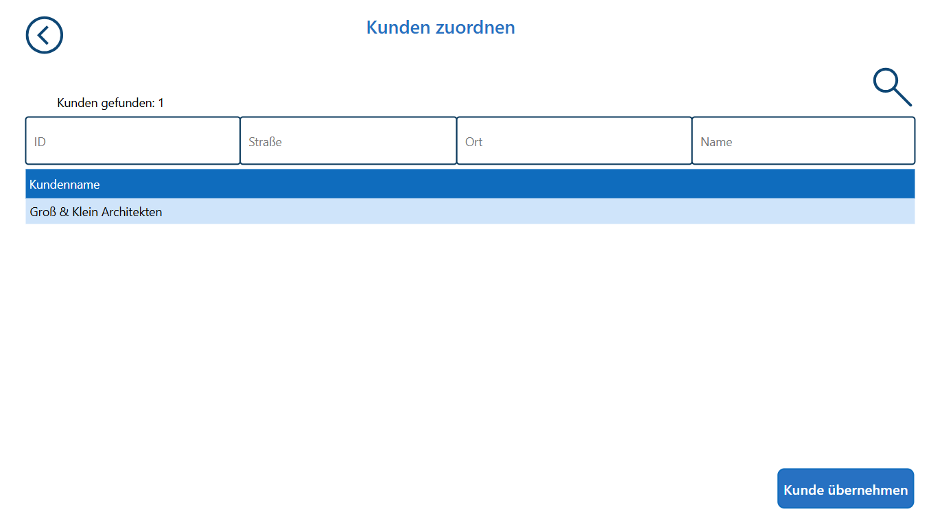 Kunden zuordnen